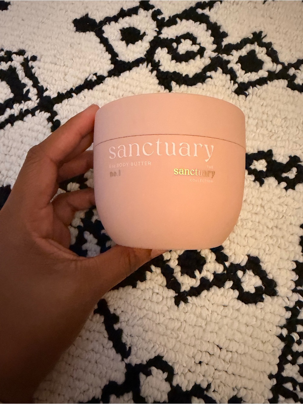 Sanctuary Pink Scented Body Butter Jar